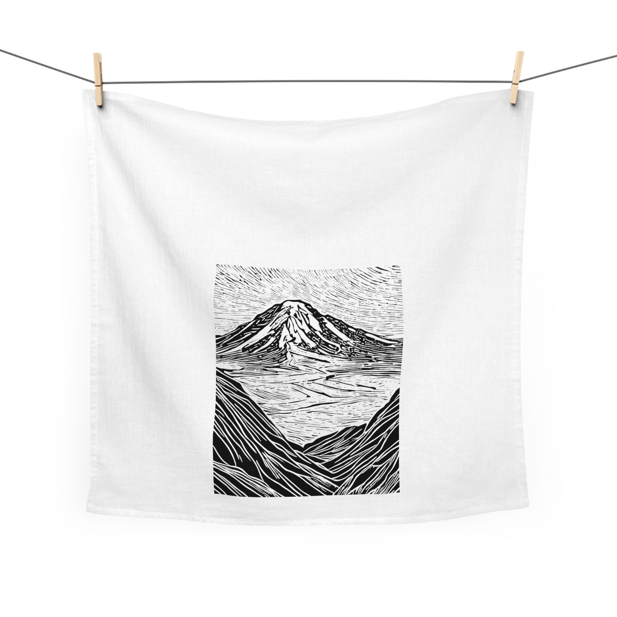 Tahoma / Rainier Tea Towel