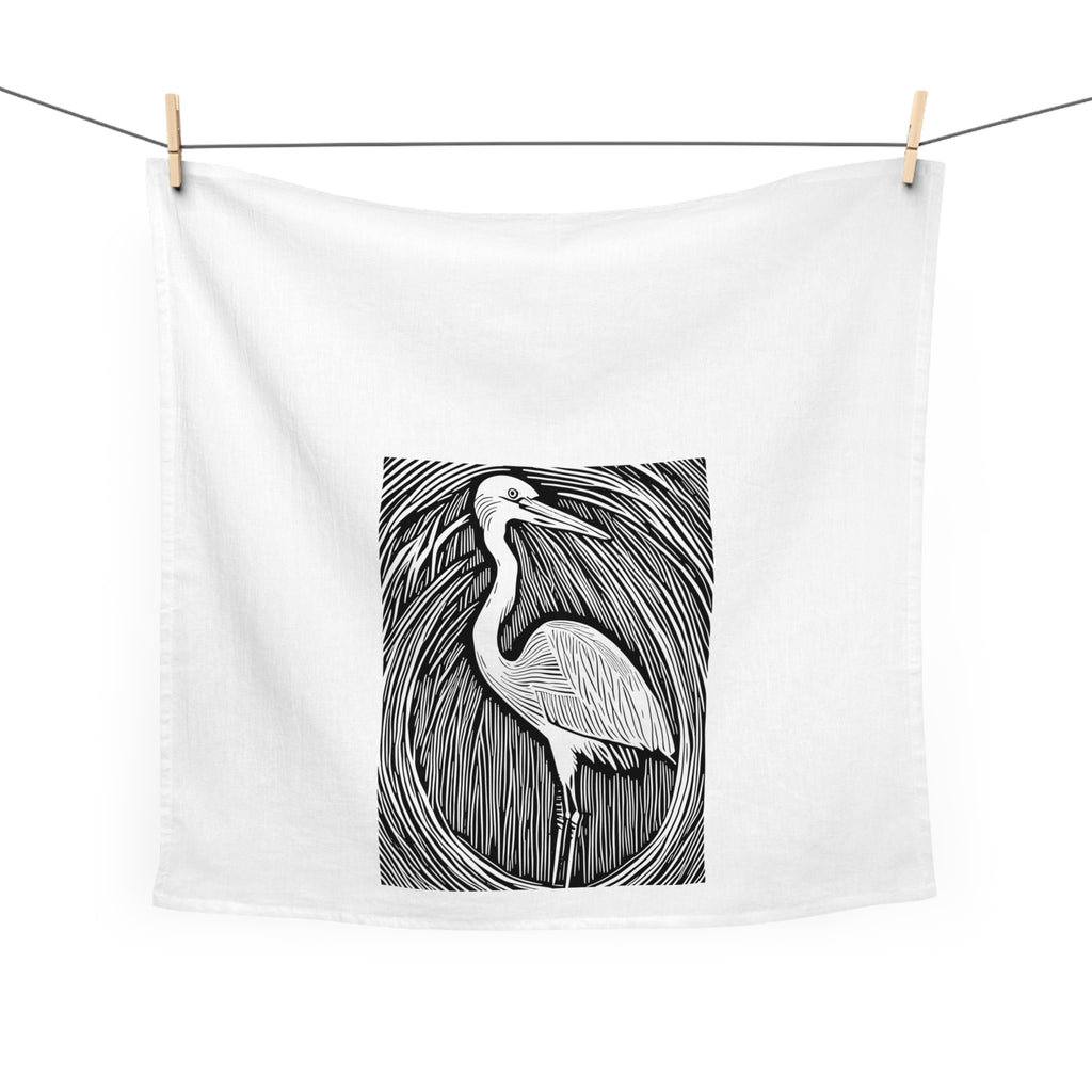 Heron Tea Towel