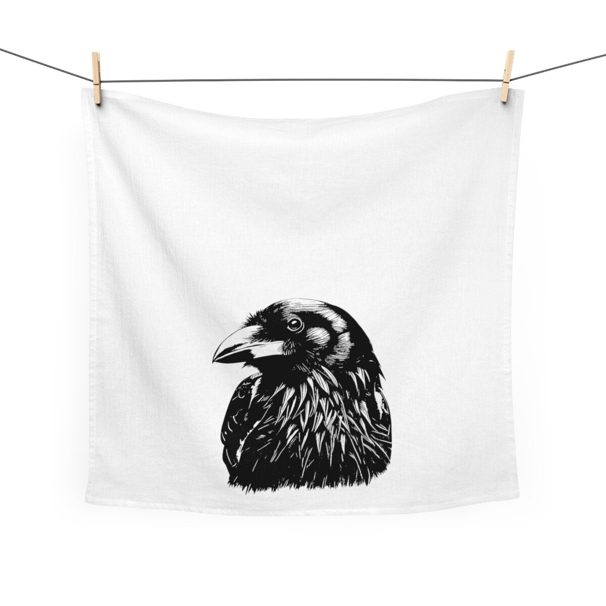 Raven Tea Towel