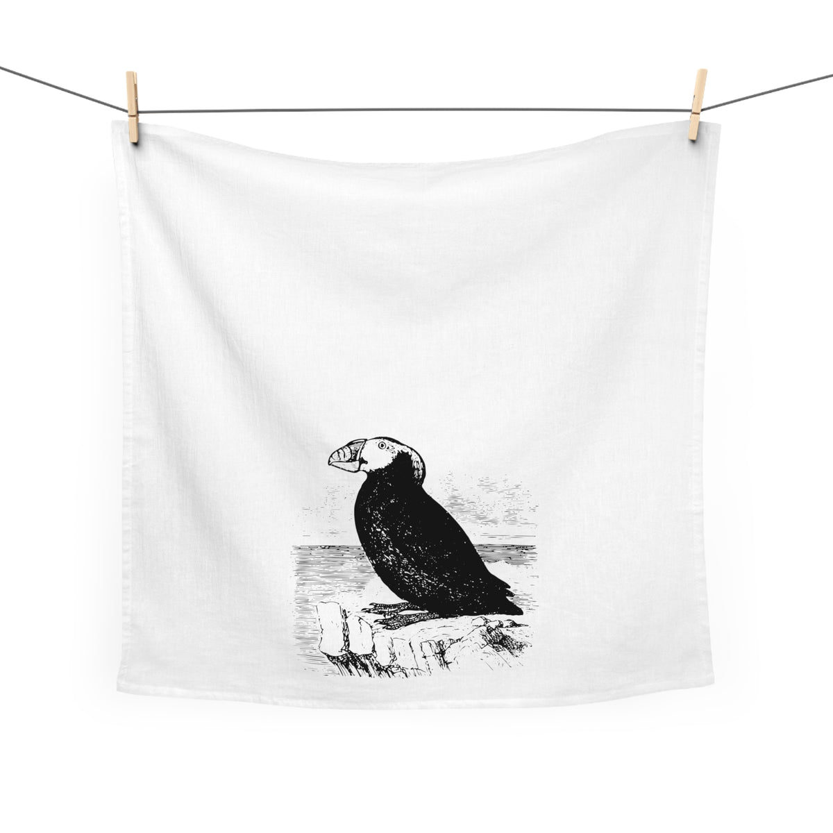 Tufted Puffin Tea Towel