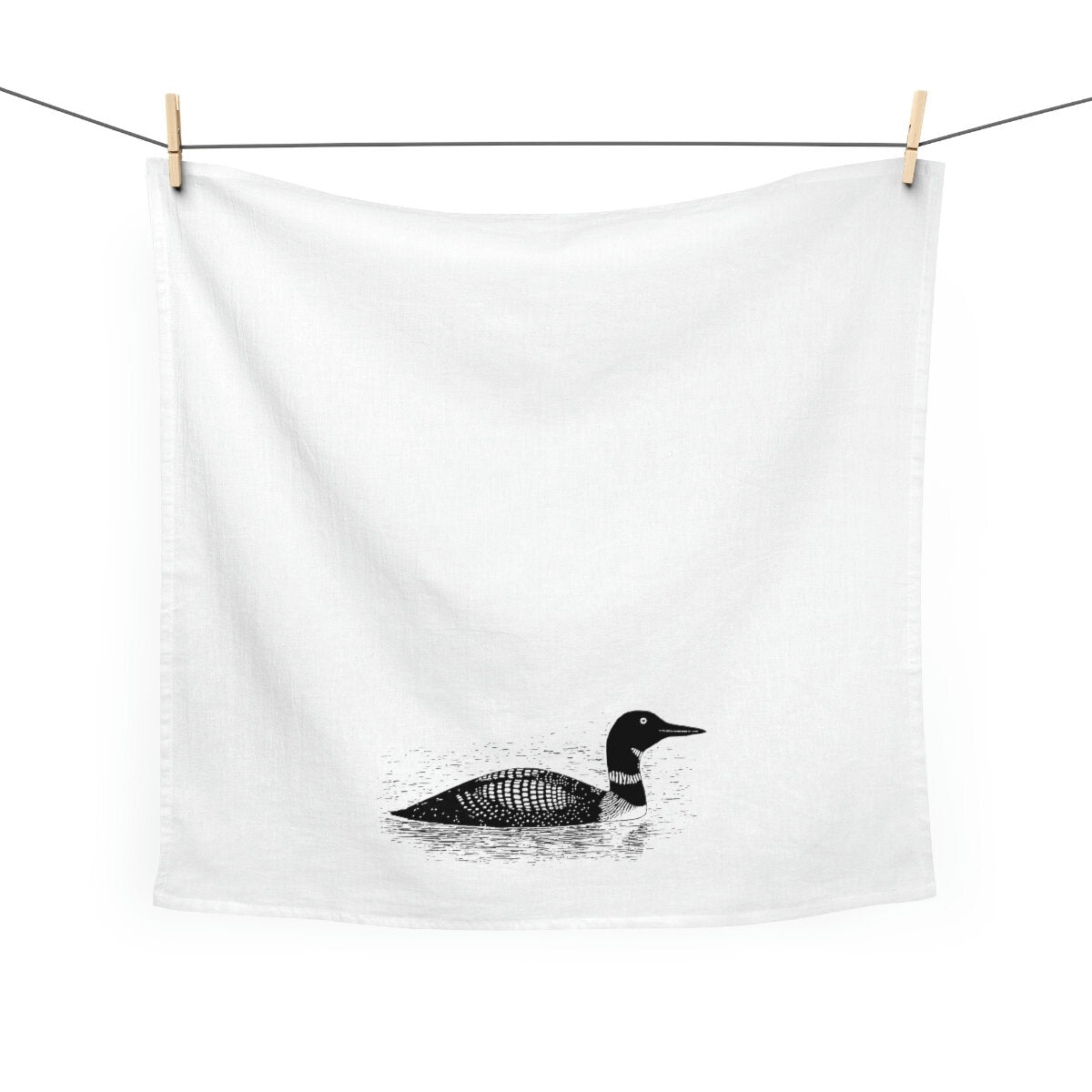 Common Loon Tea Towel