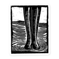 Boots in the Sound Sticker