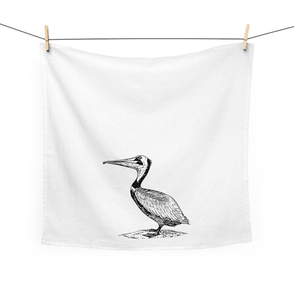 Brown Pelican Tea Towel
