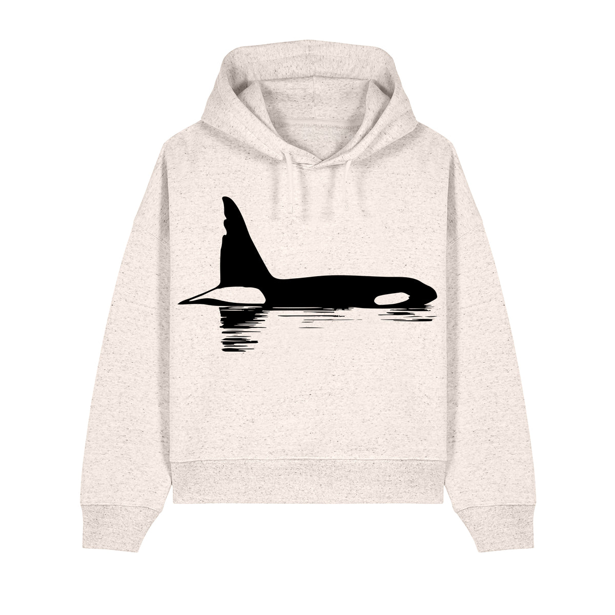 Chainsaw the Orca Cropped Hooded Sweatshirt