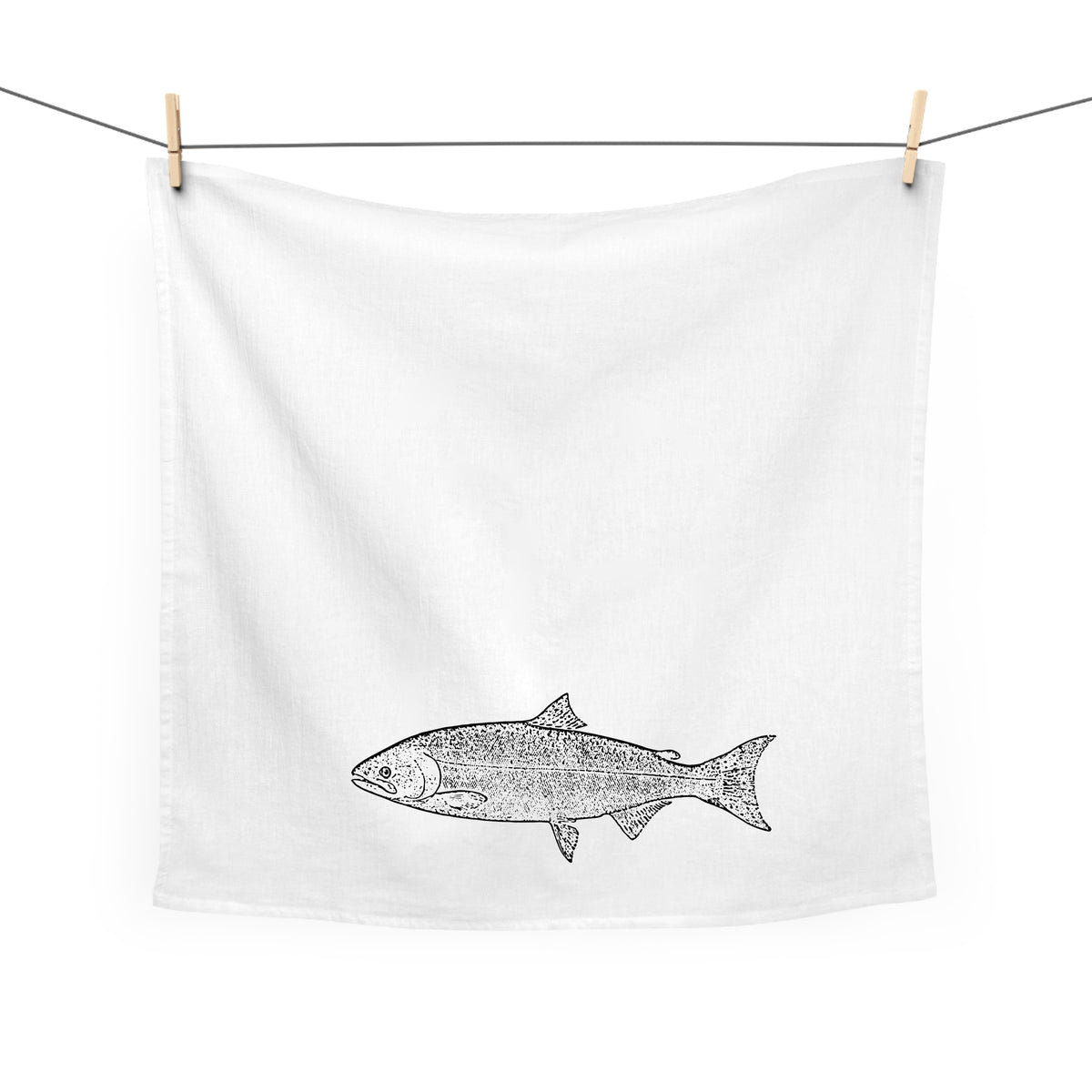 Chinook Salmon Tea Towel