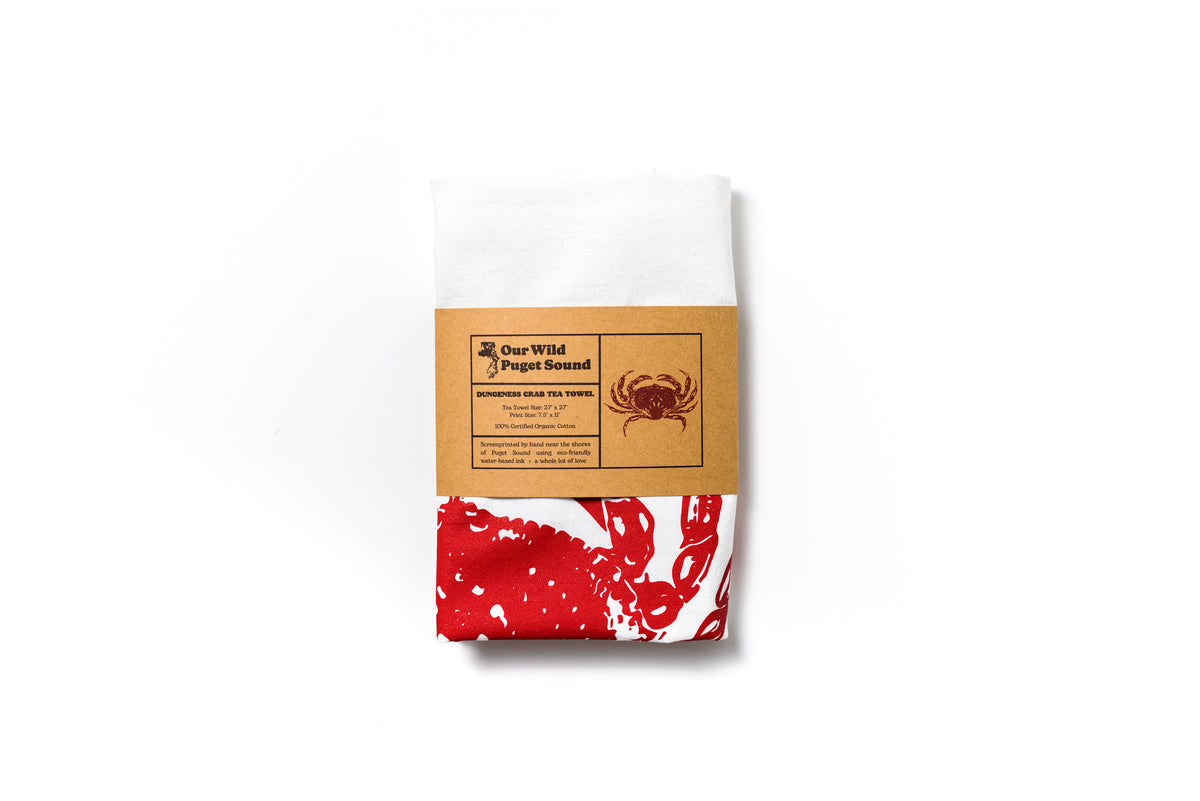 Dungeness Crab Tea Towel