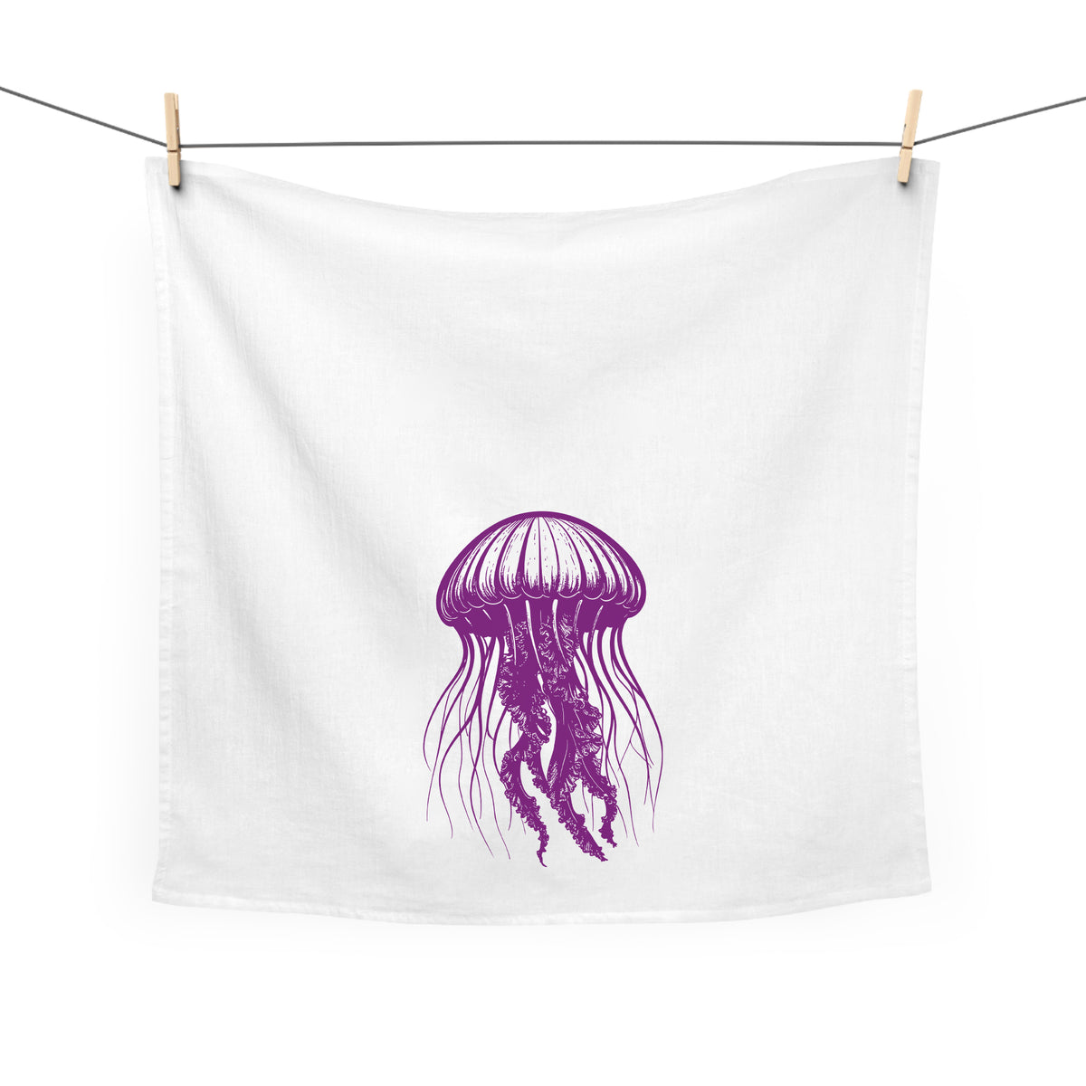 Jellyfish Tea Towel