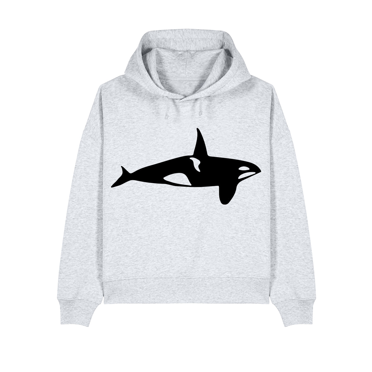 Orca Cropped Hooded Sweatshirt