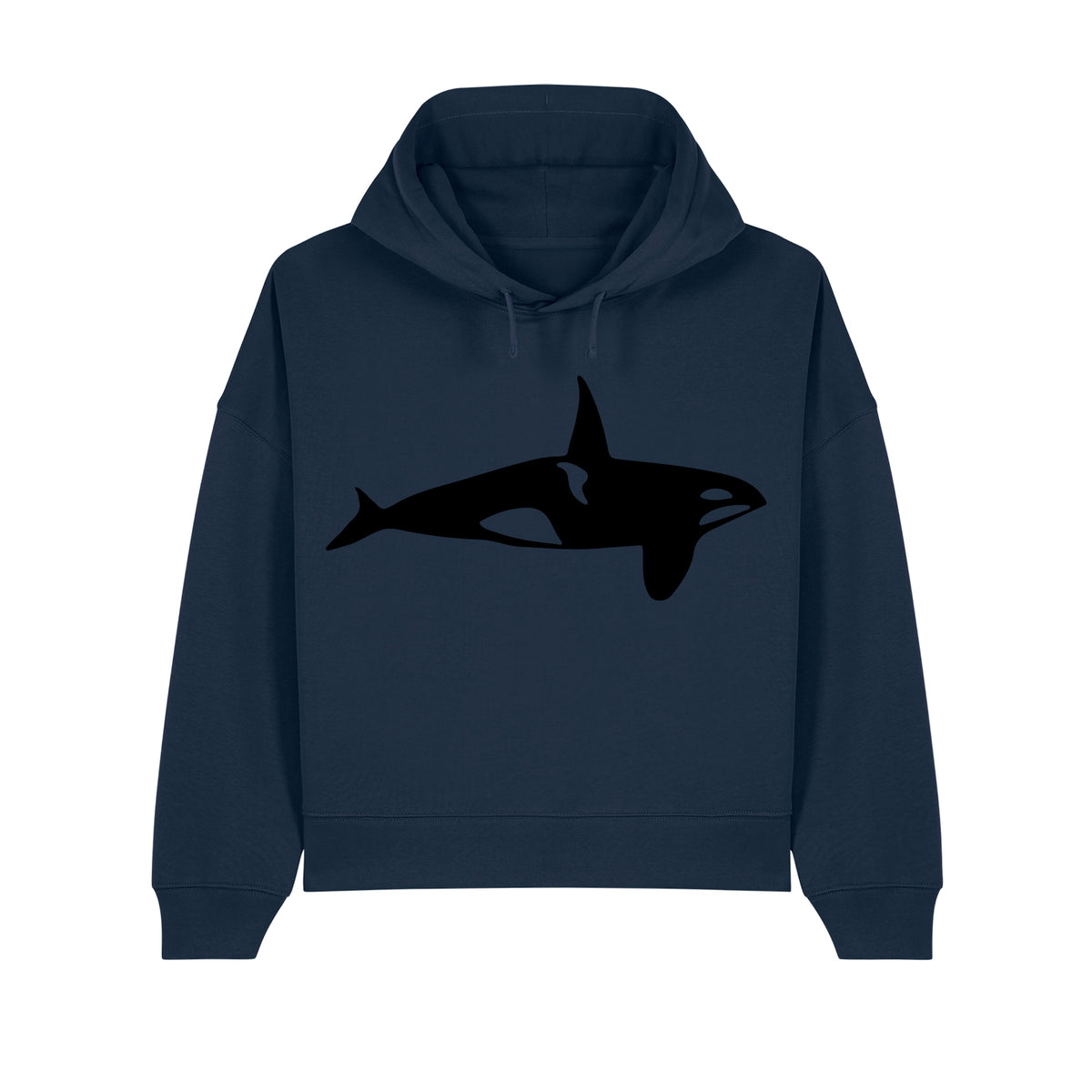 Orca Cropped Hooded Sweatshirt