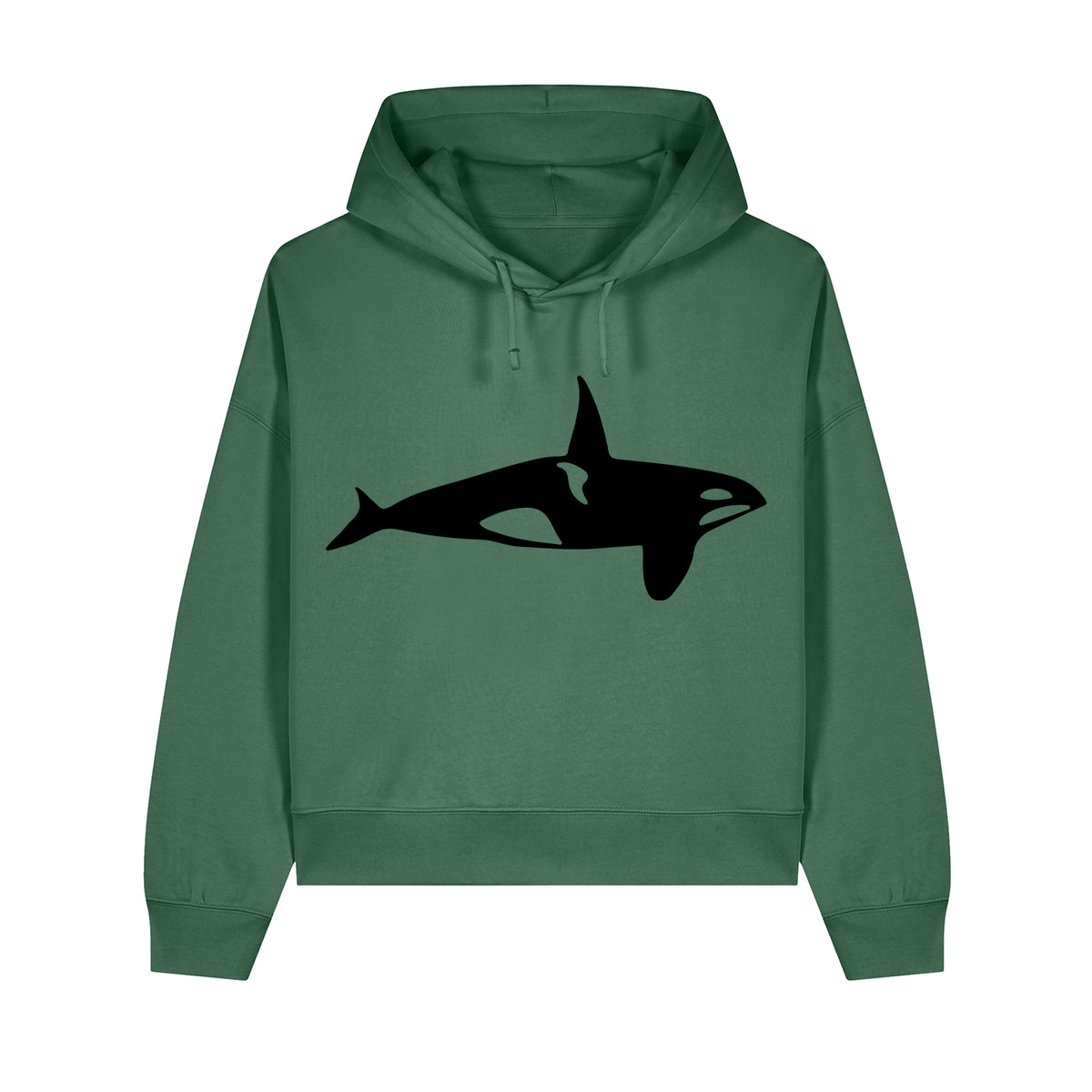 Orca Cropped Hooded Sweatshirt
