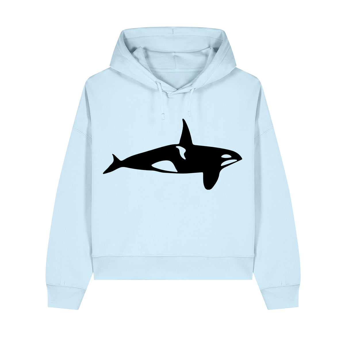 Orca Cropped Hooded Sweatshirt