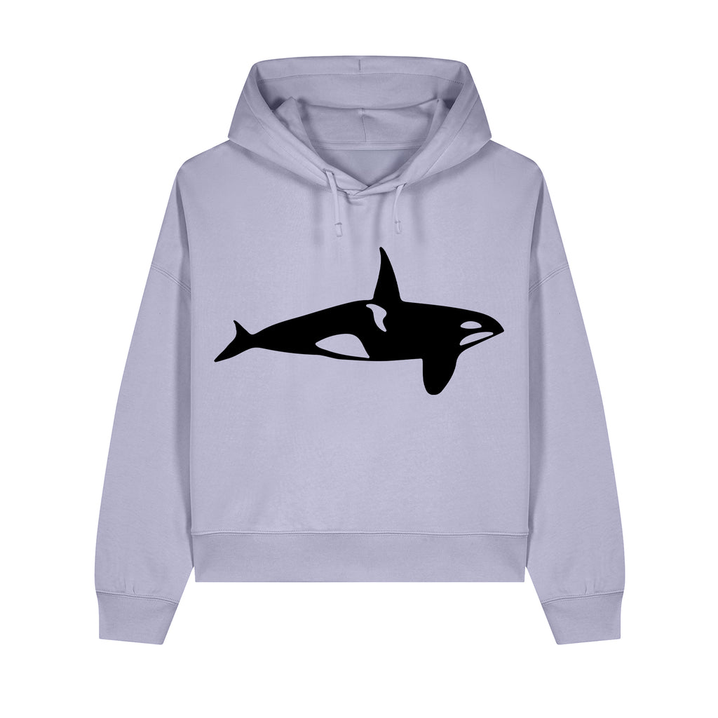 Orca Cropped Hooded Sweatshirt