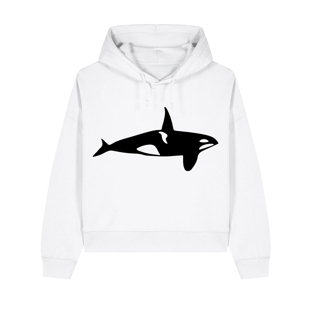 Orca Cropped Hooded Sweatshirt