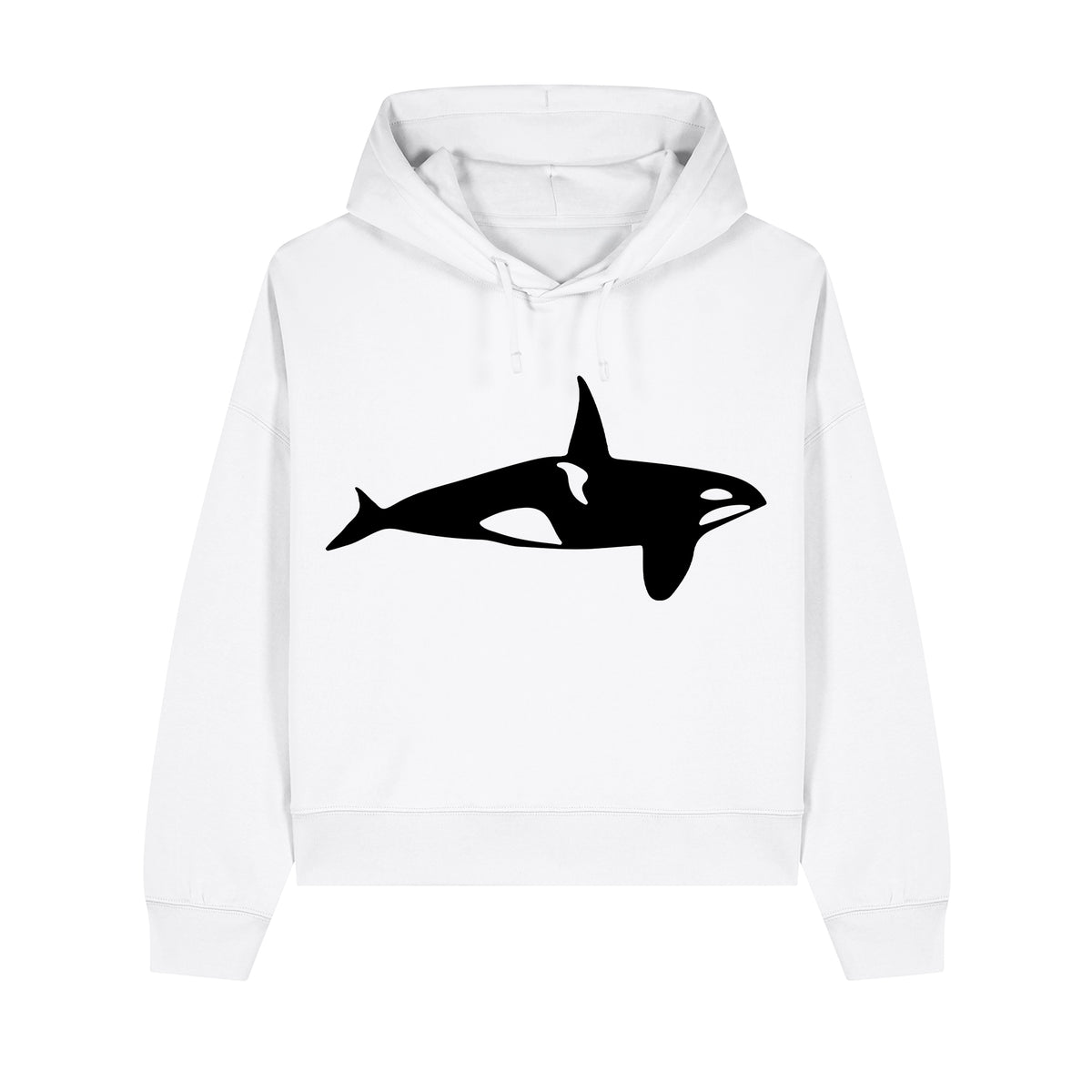 Orca Cropped Hooded Sweatshirt