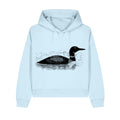 Common Loon Cropped Hooded Sweatshirt