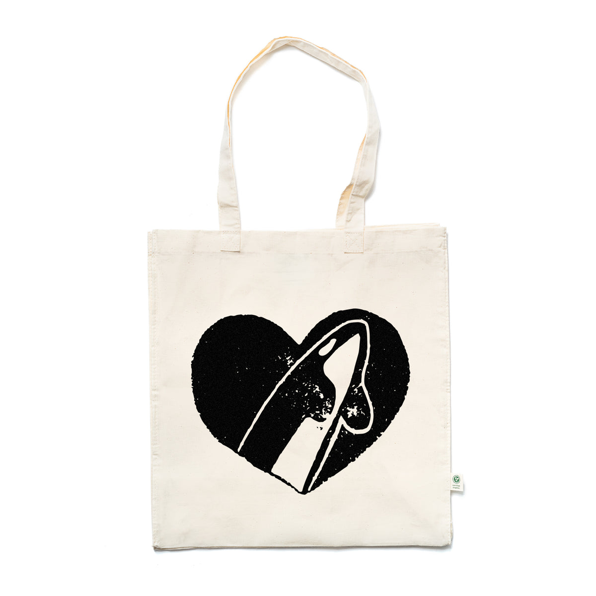 Orca Heart Tote Bag