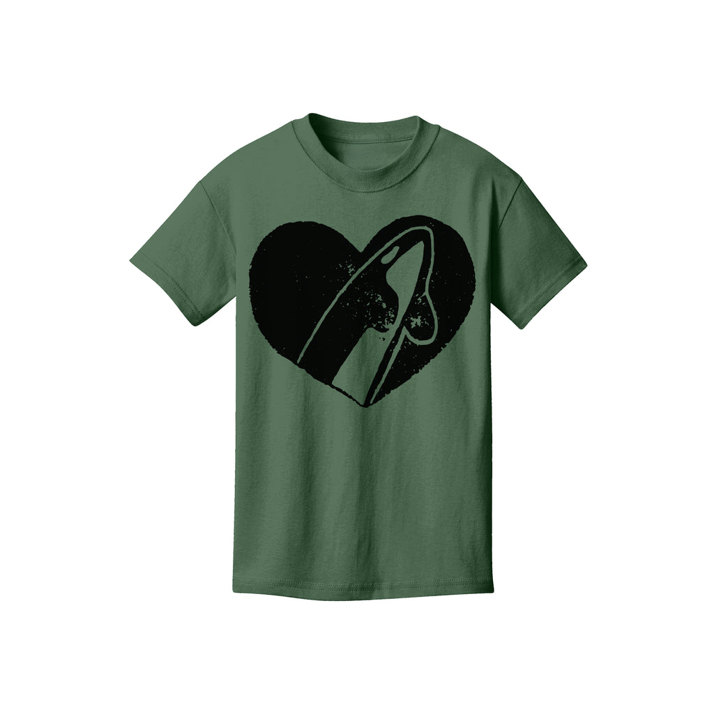Orca Heart Kids Tee