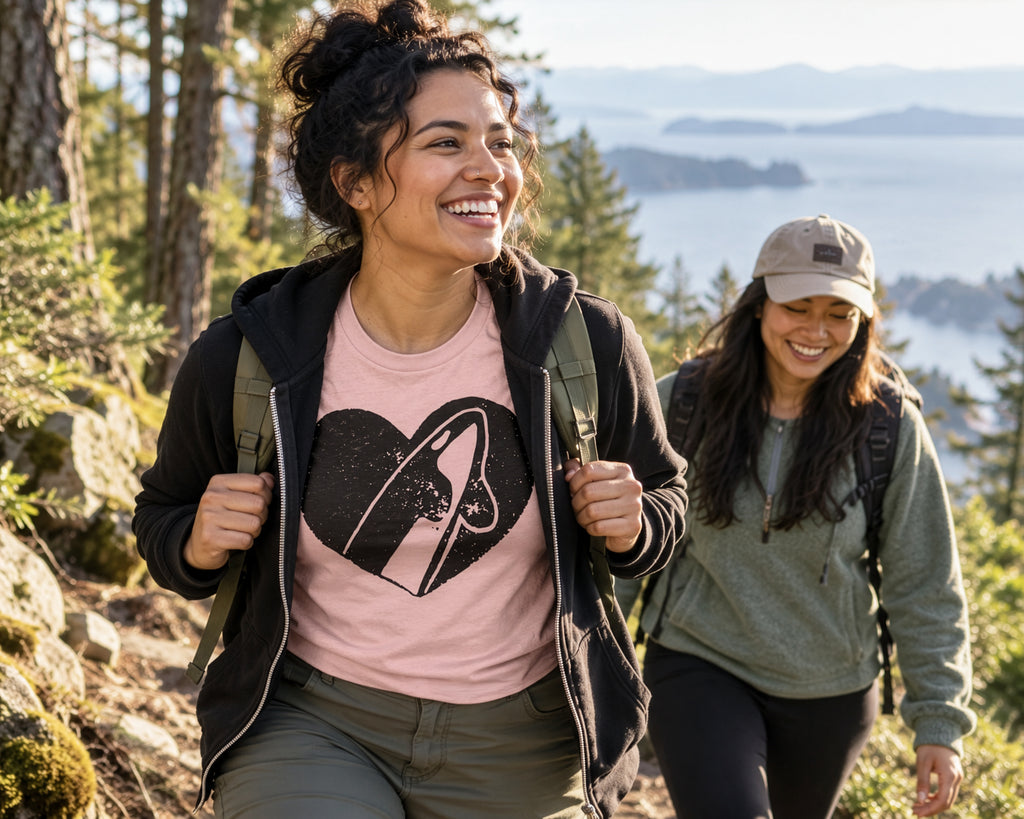 Orca Heart Organic Cotton Unisex Tee