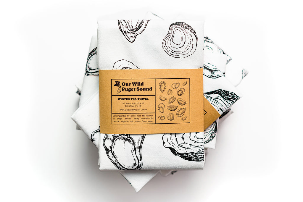 Oyster Tea Towel