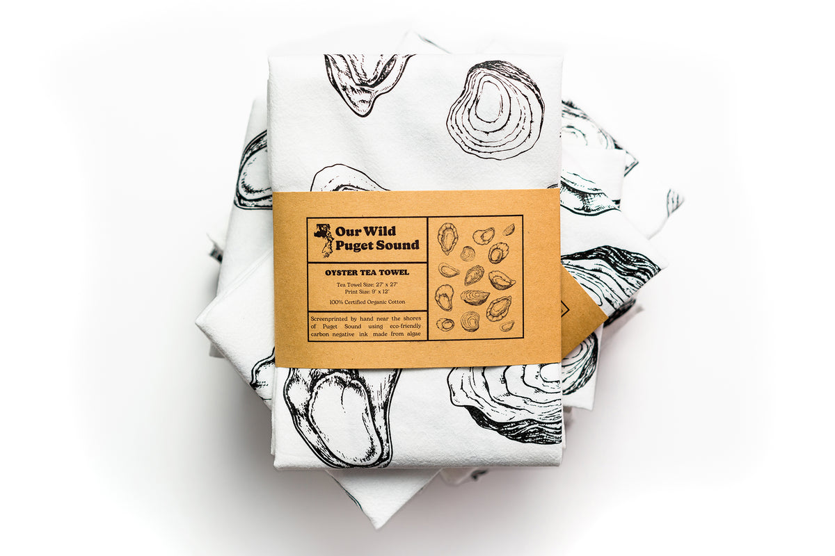 Oyster Tea Towel