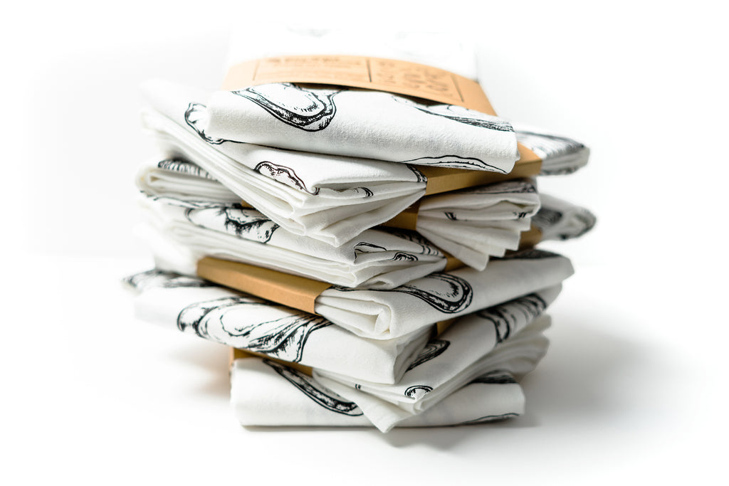 Oyster Tea Towel