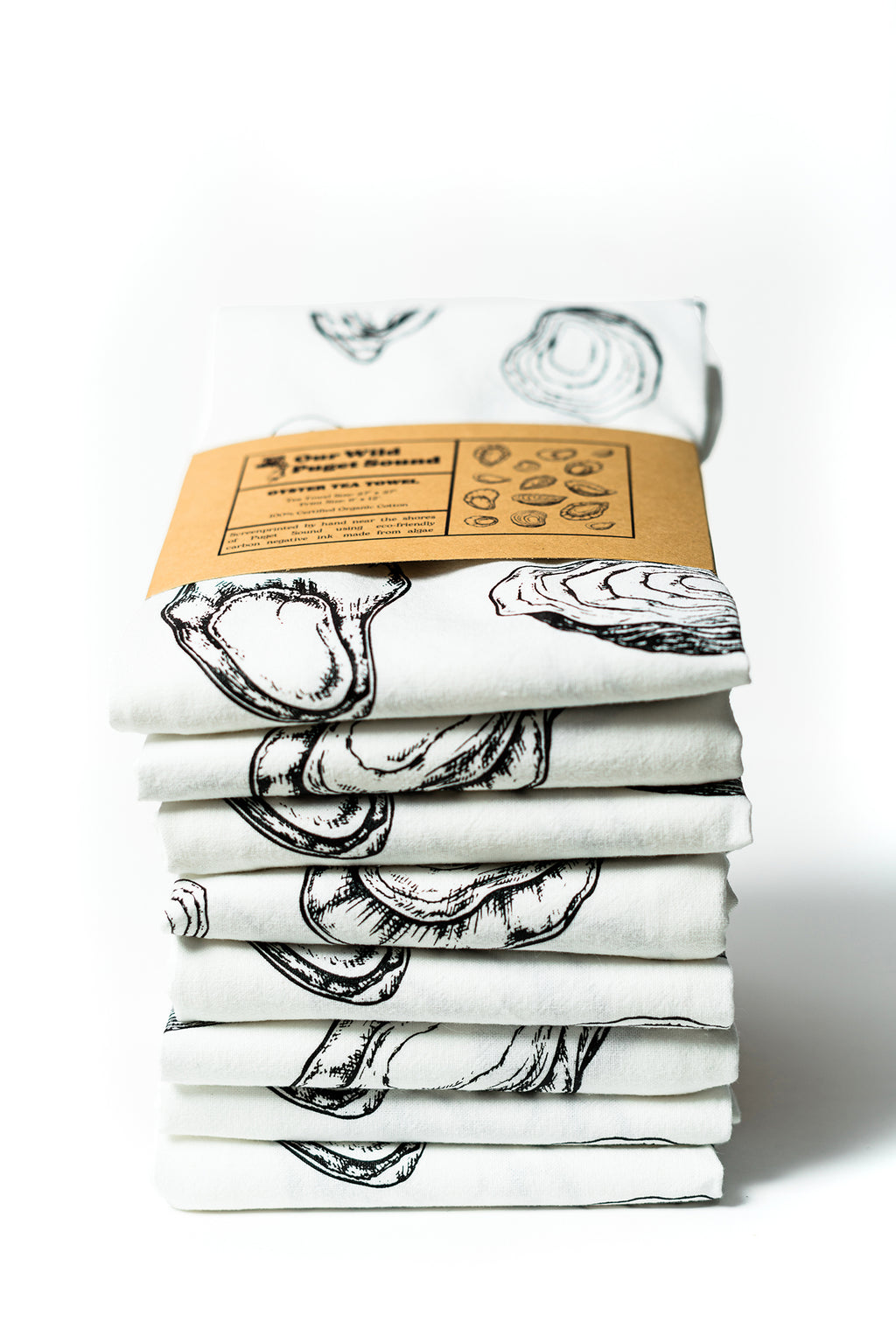 Oyster Tea Towel