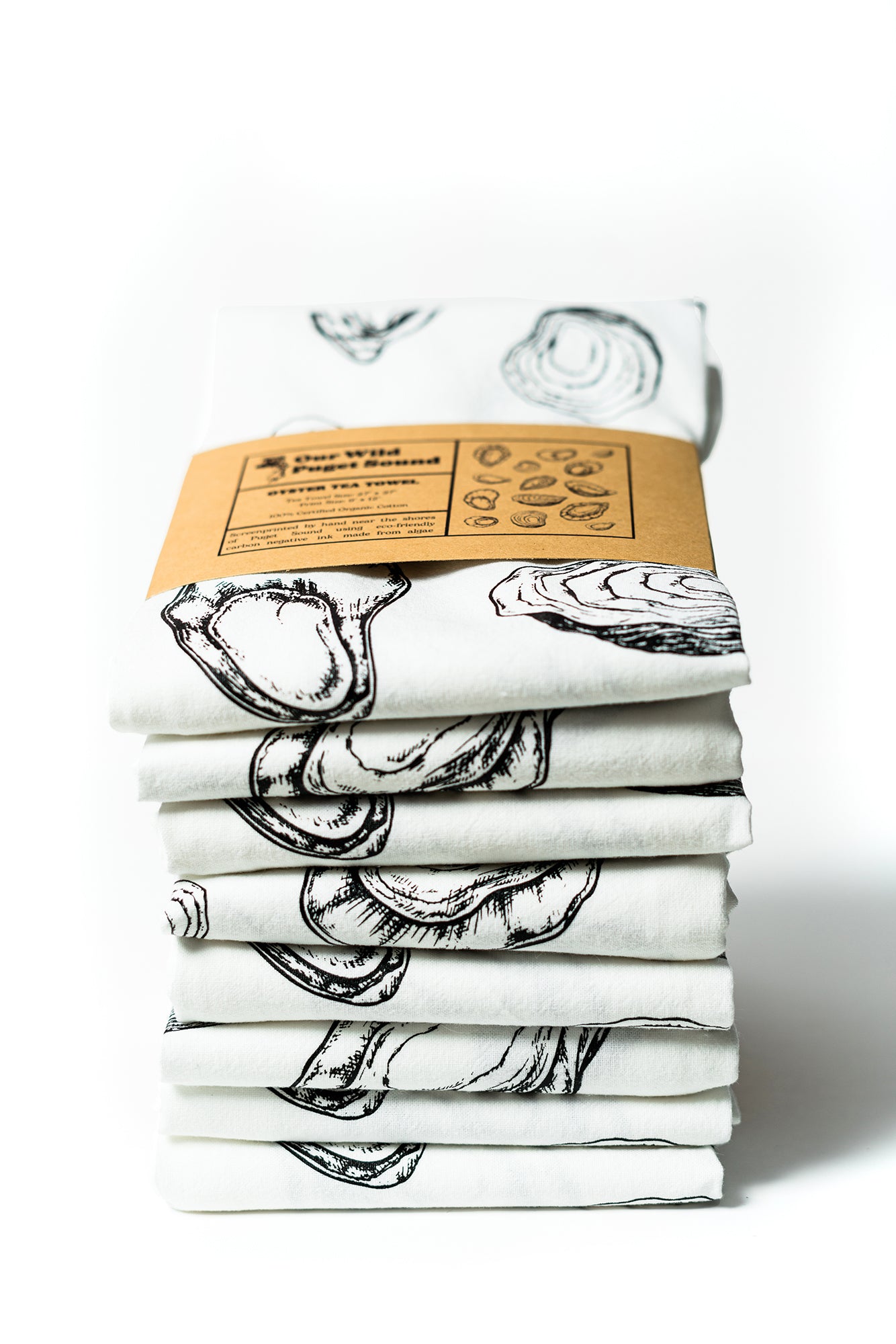 Oyster Tea Towel