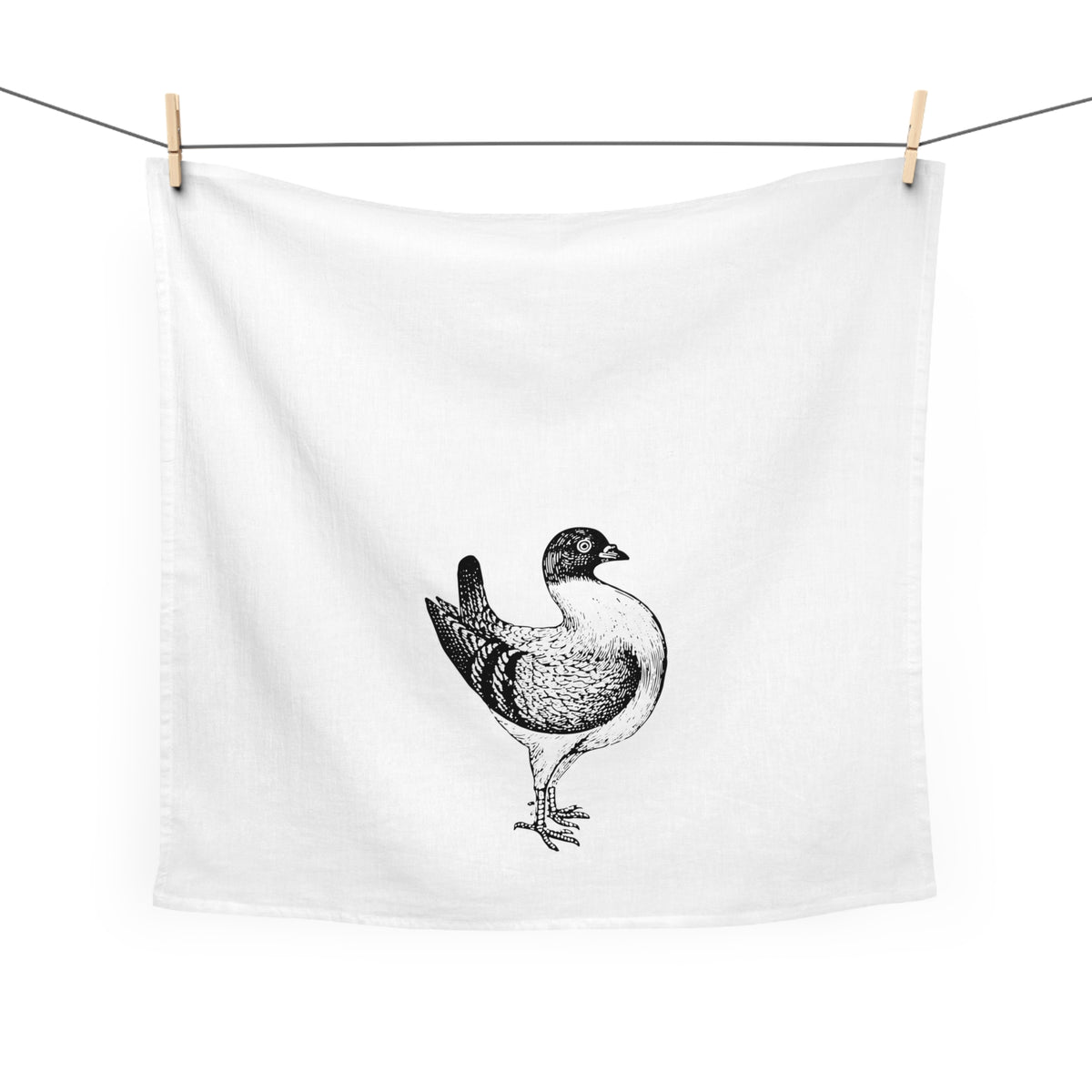Pigeon Tea Towel