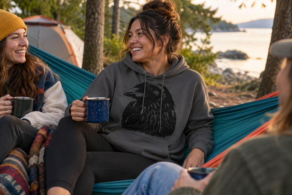 Raven Hooded Sweatshirt