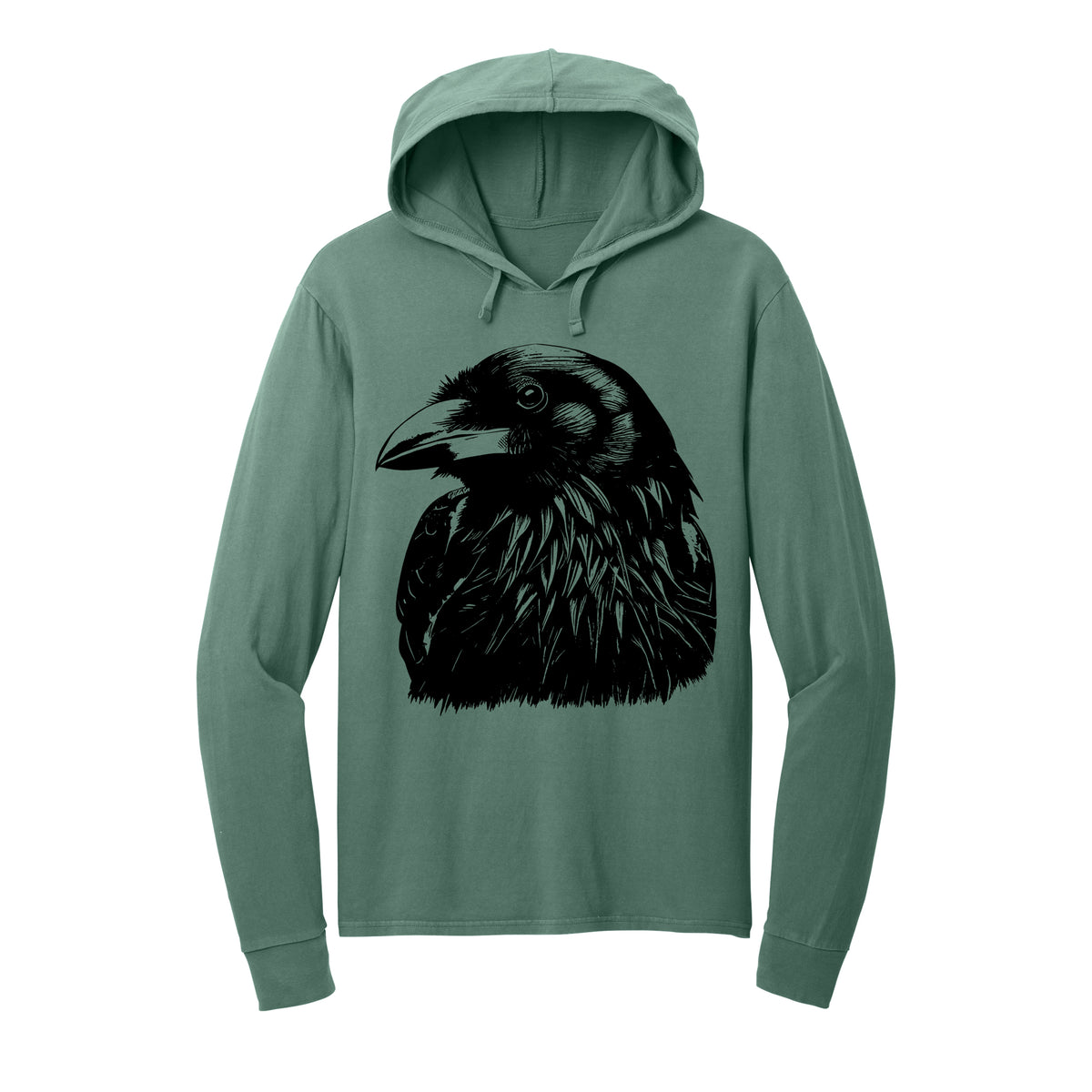 Raven Long Sleeve Hooded Tee