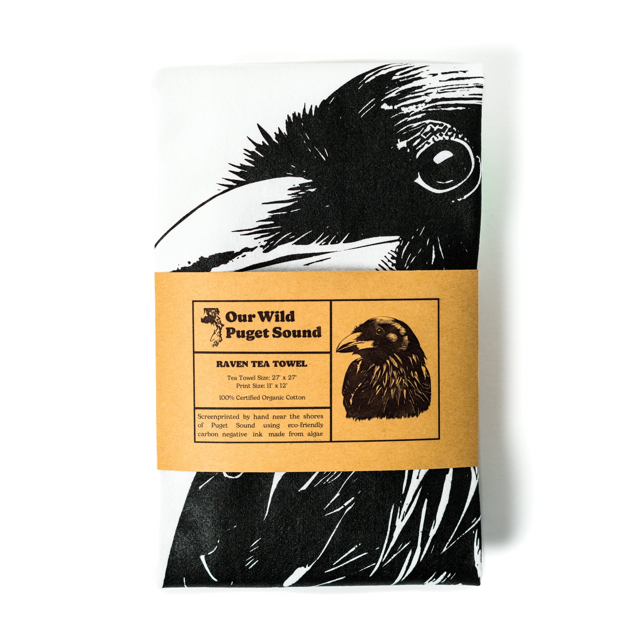 Raven Tea Towel