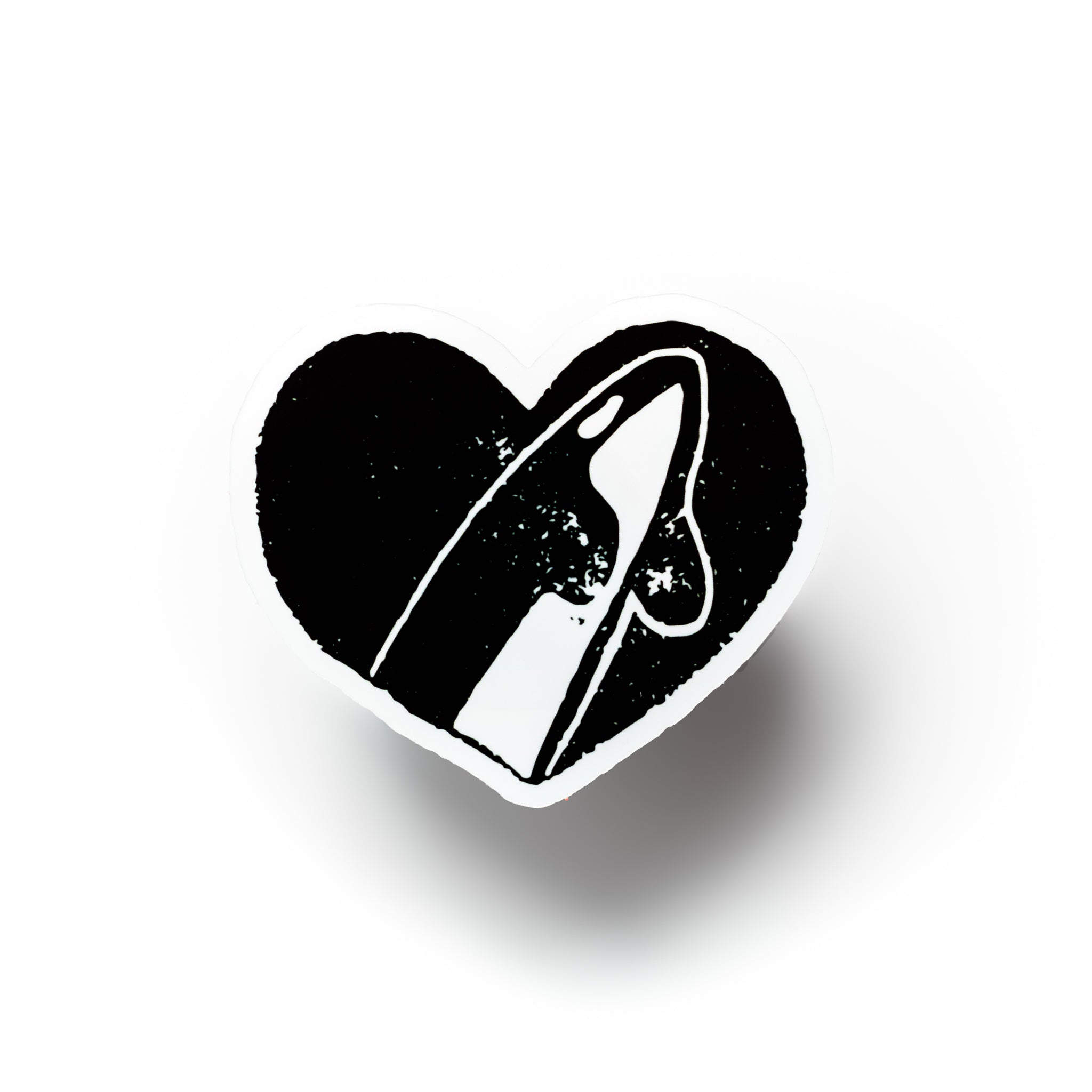 Orca Heart Sticker