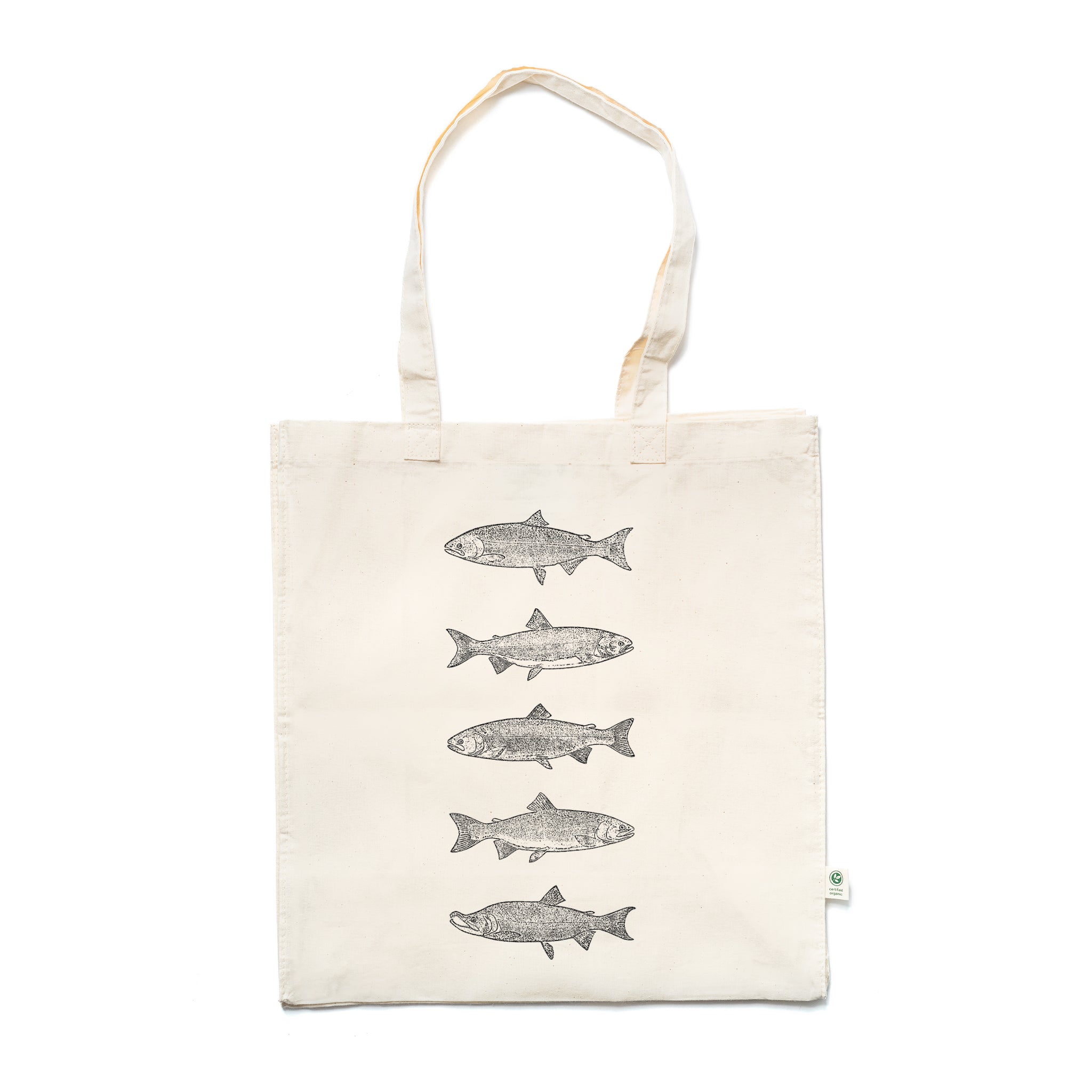 Salmon Species Tote Bag