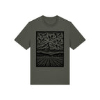 Snow Geese Over Skagit Valley Organic Cotton Unisex Tee