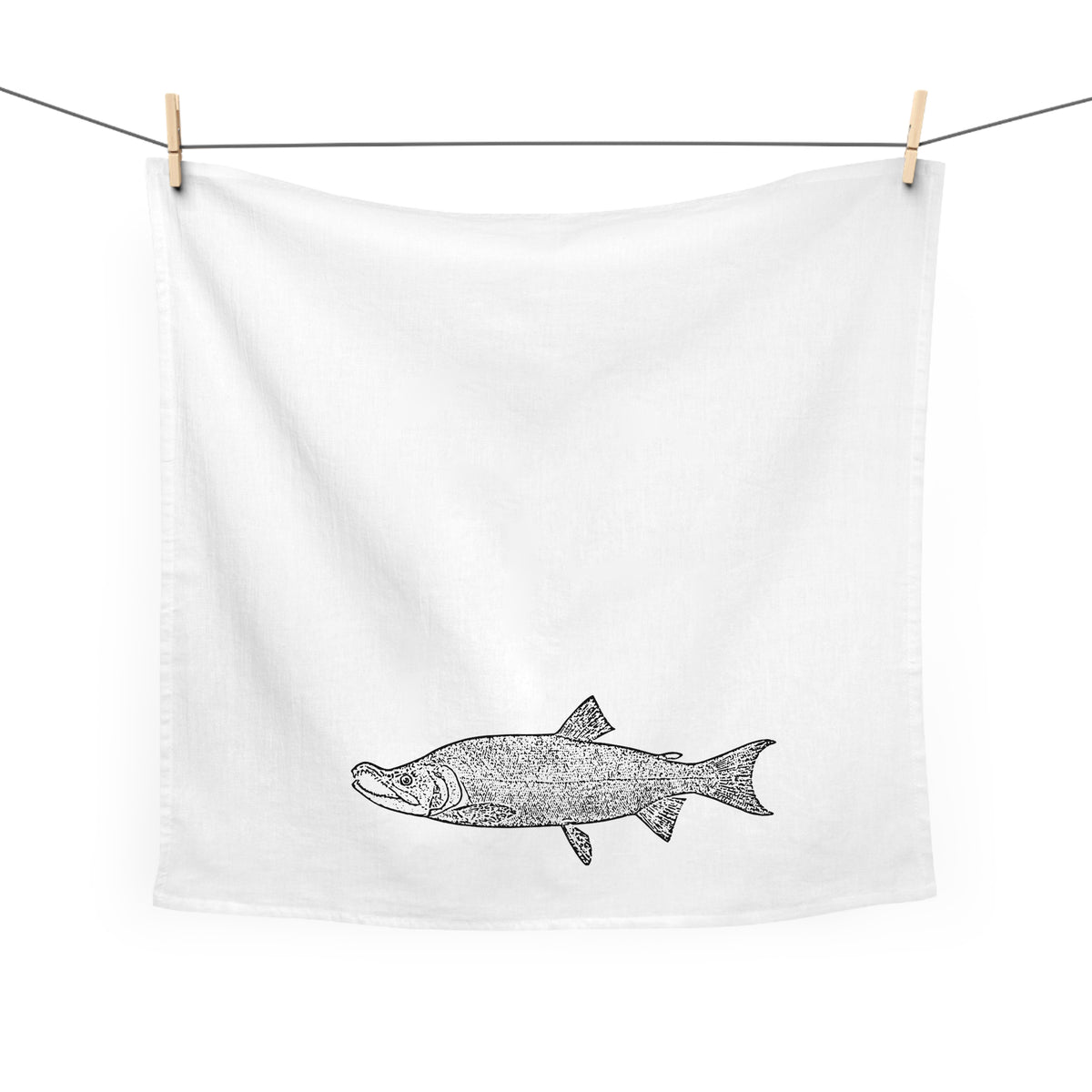 Sockeye Salmon Tea Towel