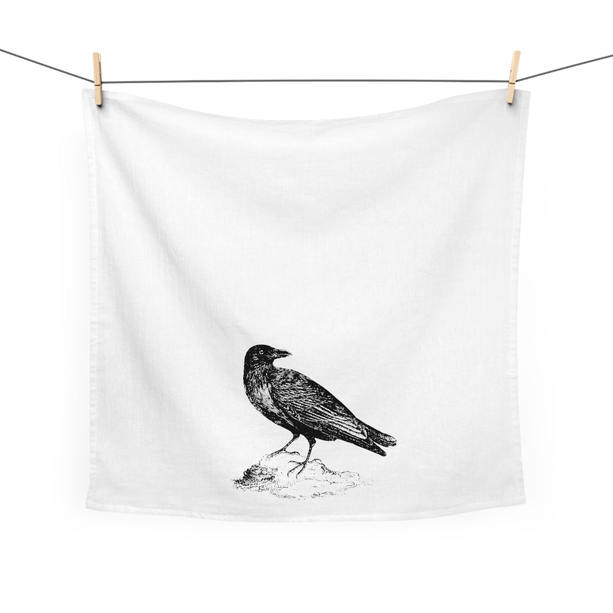 Crow Tea Towel