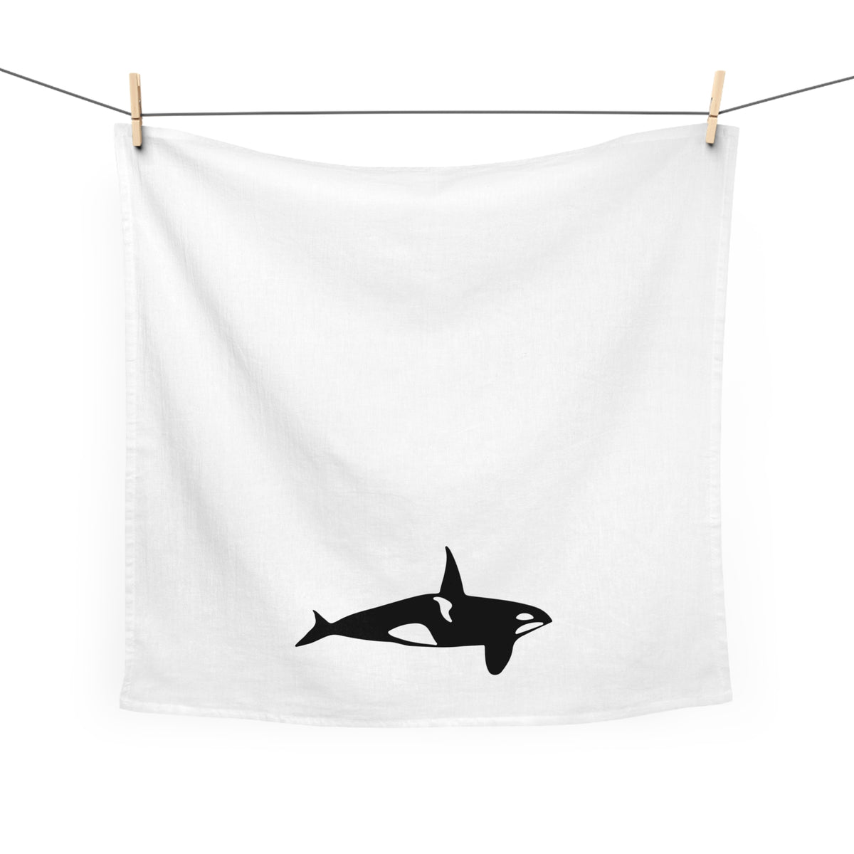 Killer Whale Tea Towel