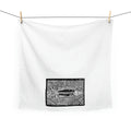 Salmon Block Tea Towel